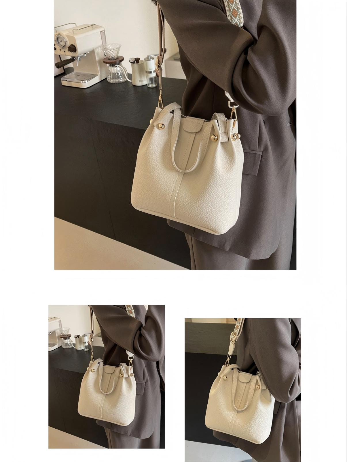 Metal Buckle Crossbody Bag