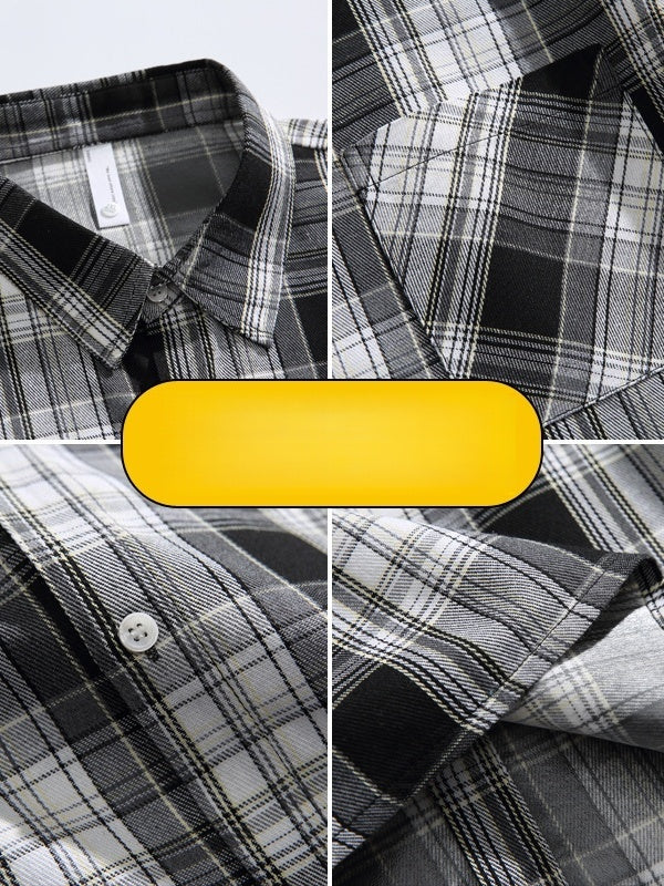 Liber Autumn Neutral wear Badge Solid Color Shirts