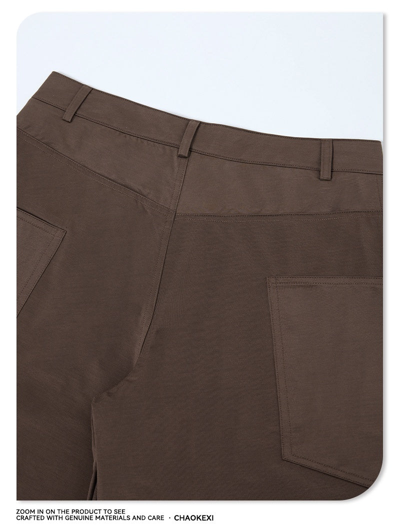 Retro Wide-leg Machete Cargo Trousers