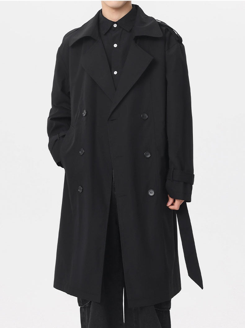 Double-breasted Mid-length Trench Coats