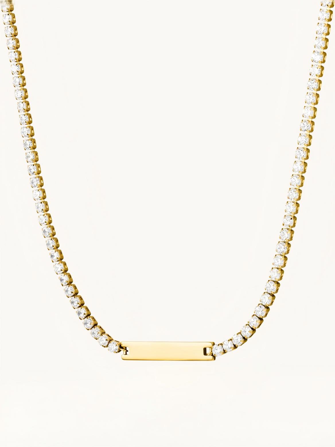 Rectangular necklace