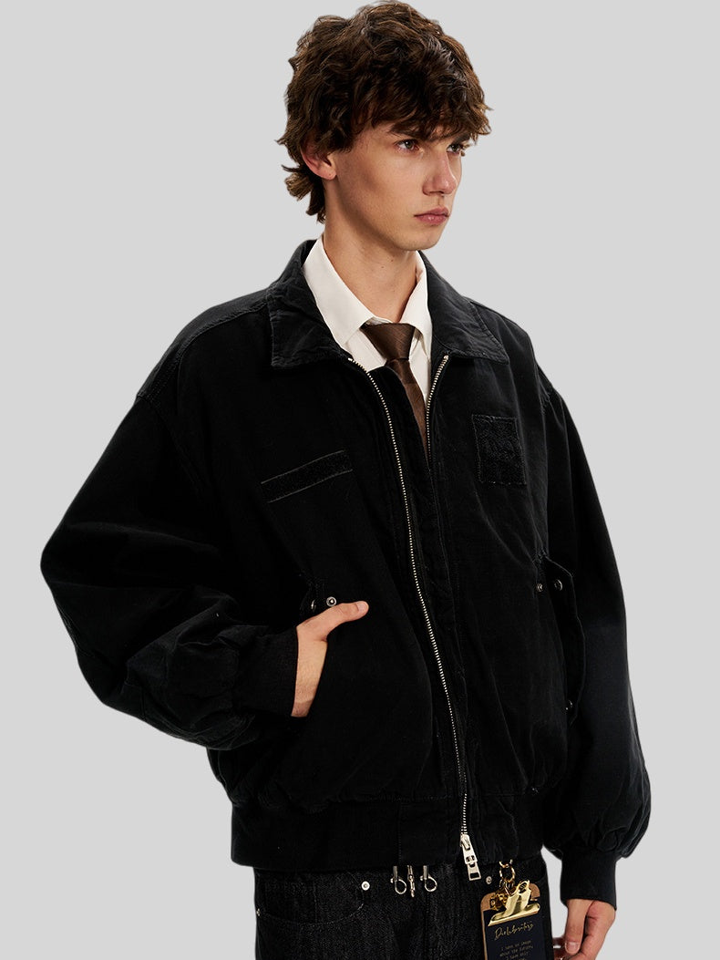 Retro Embroidery Old Loose Work Jacket