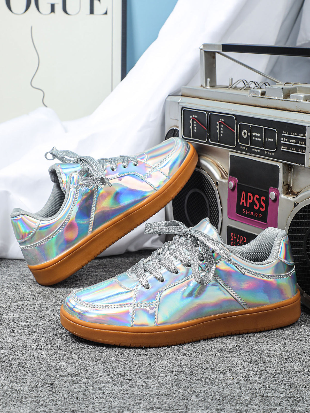 Sequined Women's Sneakers