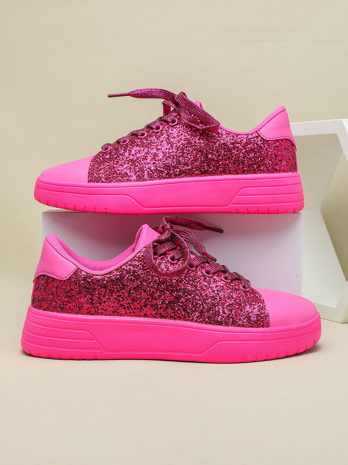 Sequined Women's Sneakers
