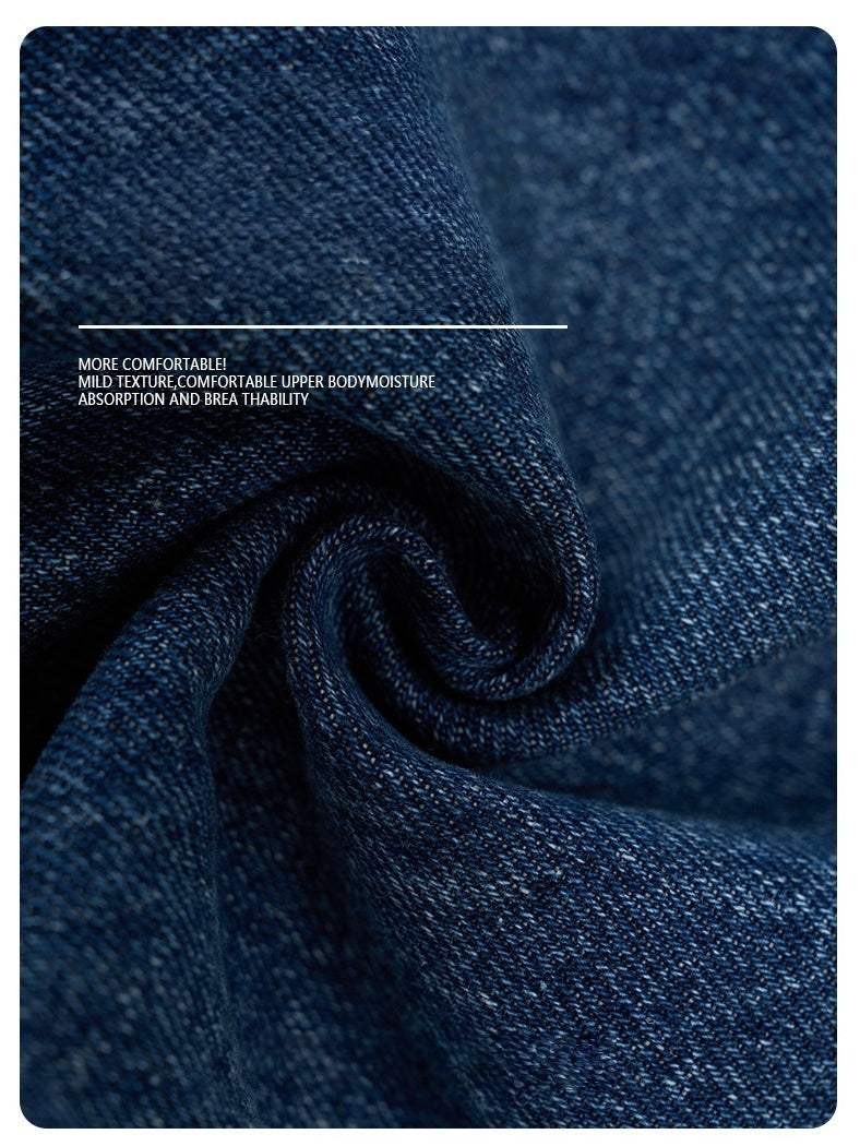 Star Letters Embroidery Design Casual Wide-leg Pants