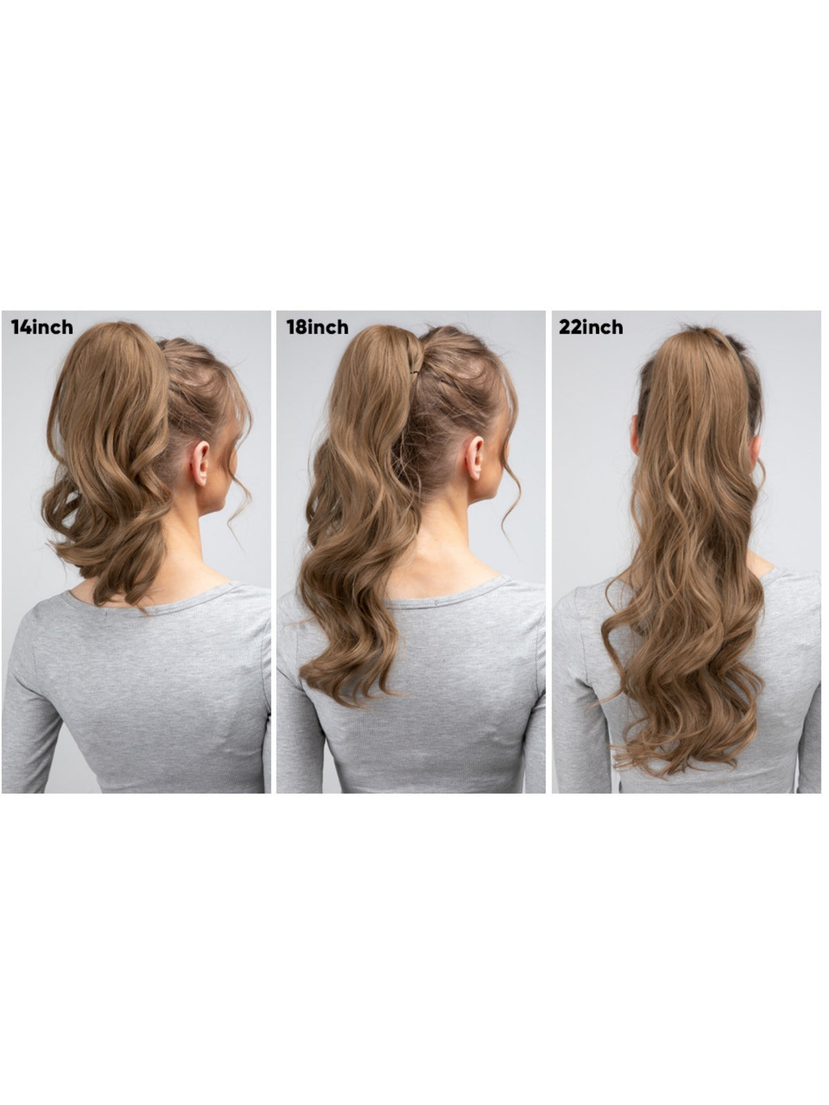 Long, Wavy, Natural Curl Wig With Wrap-around Design