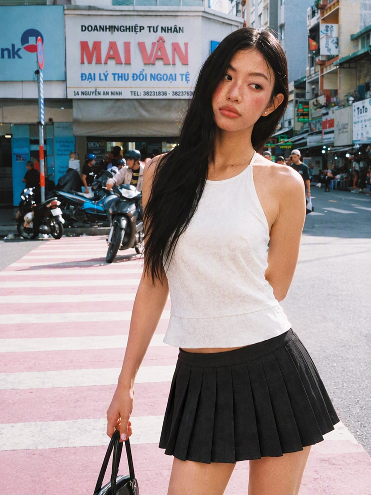 Stylish, Slimming, High-waisted, Anti-exposure A-line Pleated Midi Skirt