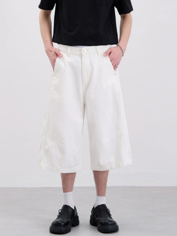 Loose-fit Wide-leg 7 Points Shorts
