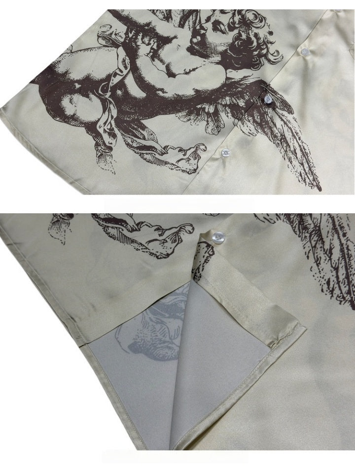 Renaissance Cuban Territory Satin Shirts