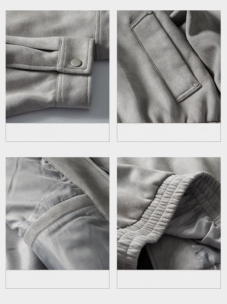 Retro Barn Wind High Street All-match Lapel Flight Jacket