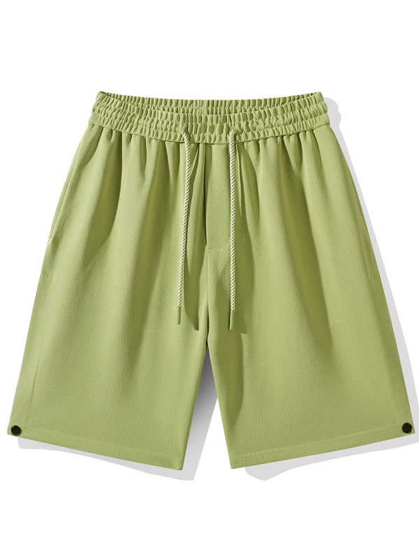 Side Slit Printed Five Points Shorts