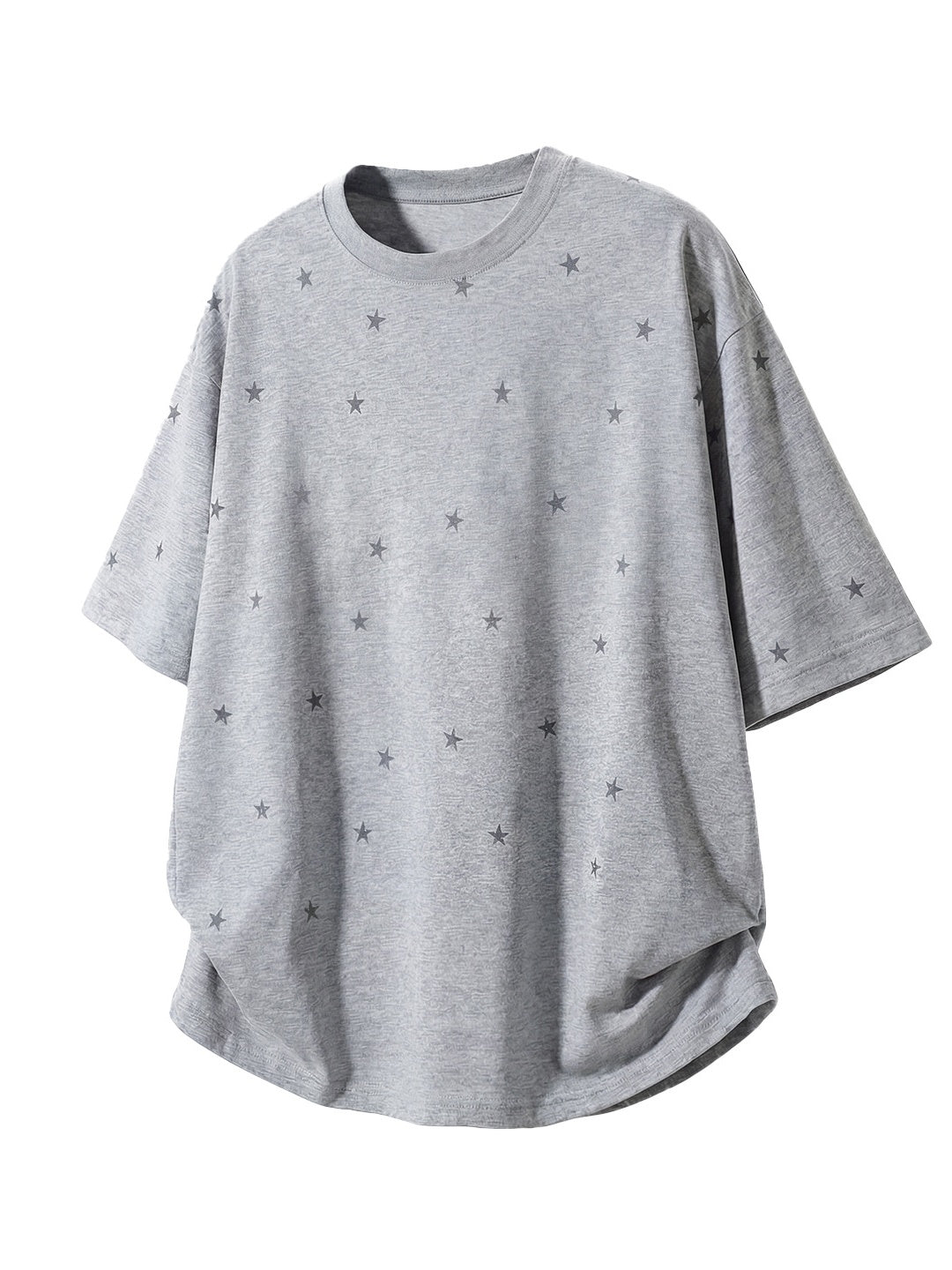 Star Printed Loose-fit T-shirts