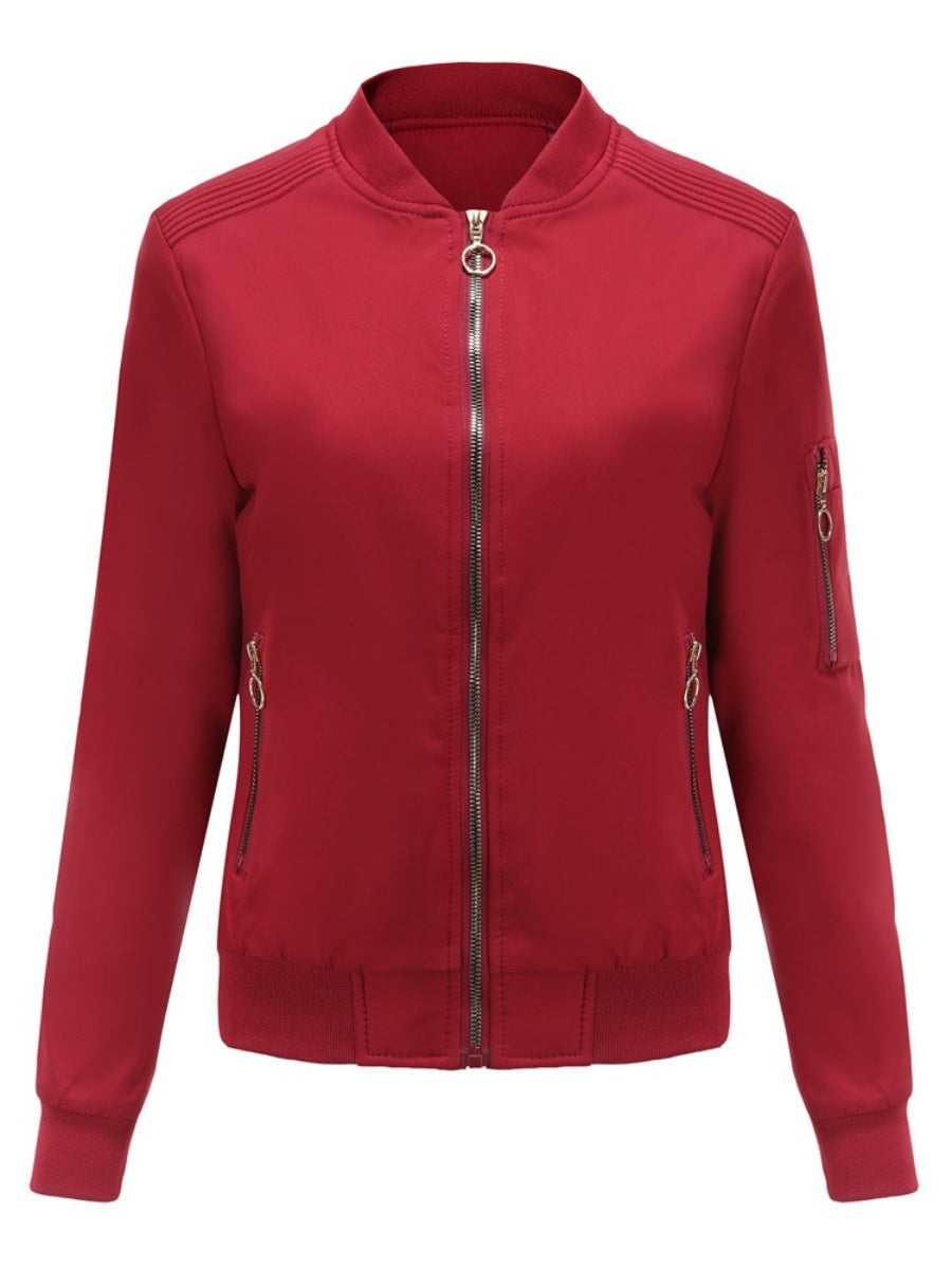 Leisure Thin Cotton Three-dimensional Decoration Jackets