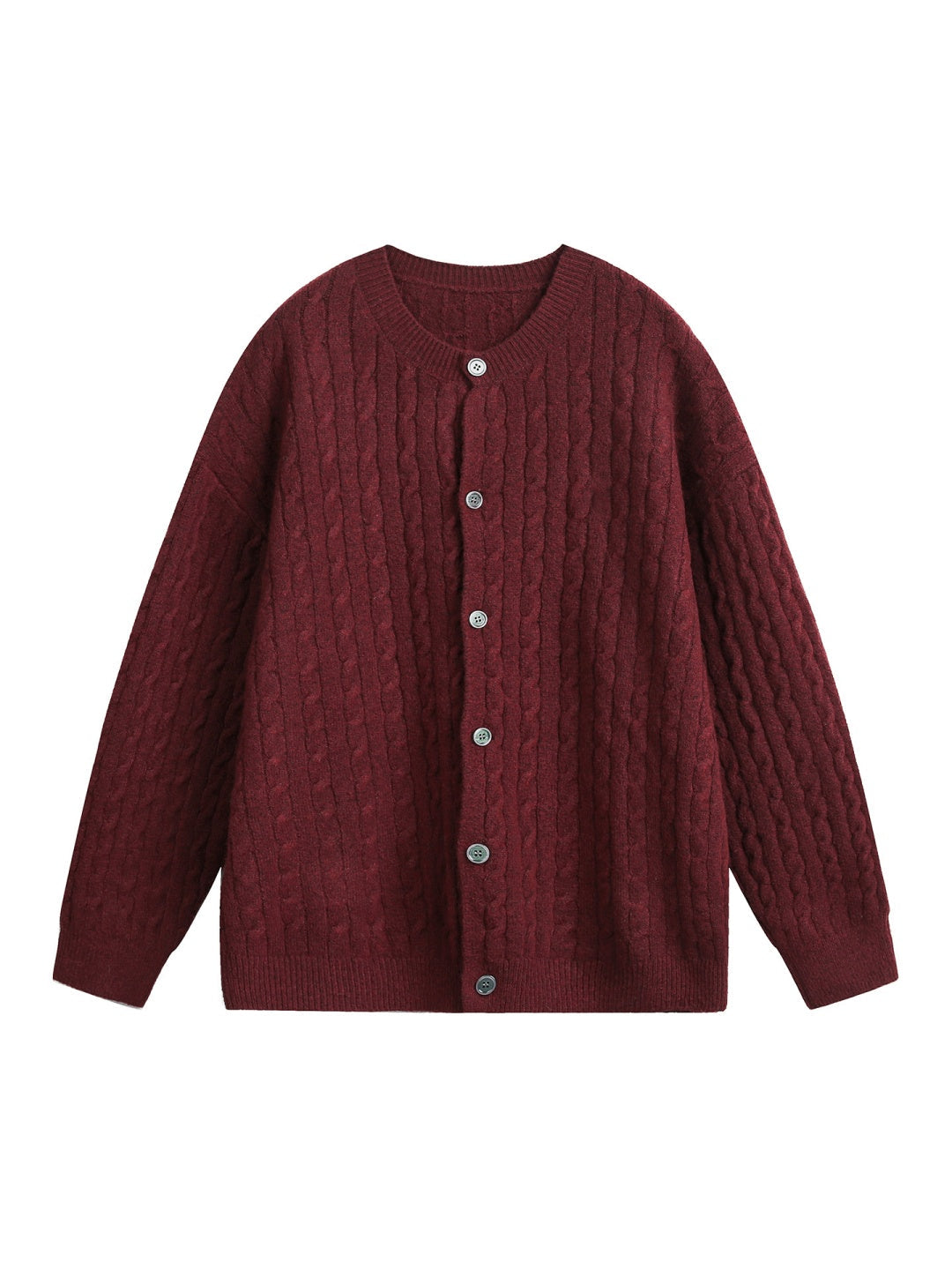 4 Colors Round Neck Cardigans