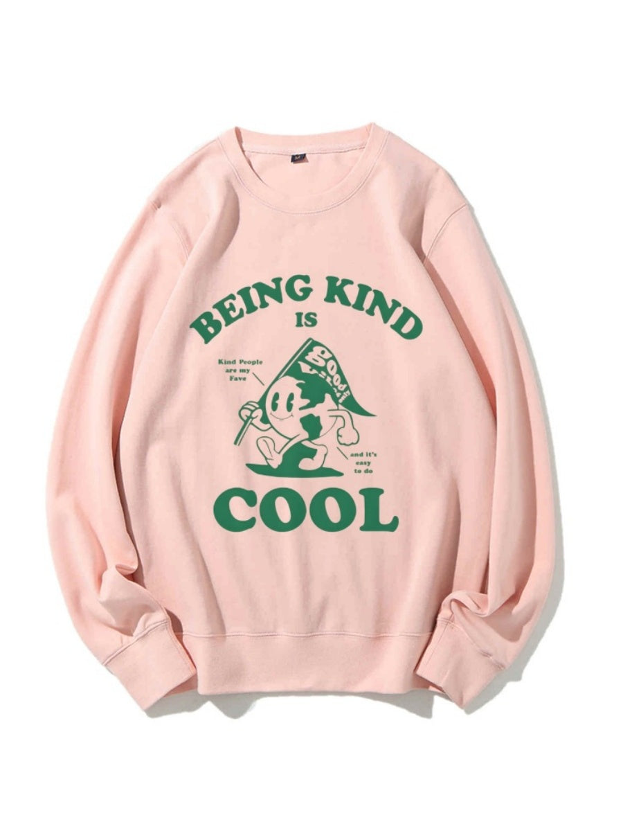 Pullover Pattern Printed Sweatshirt