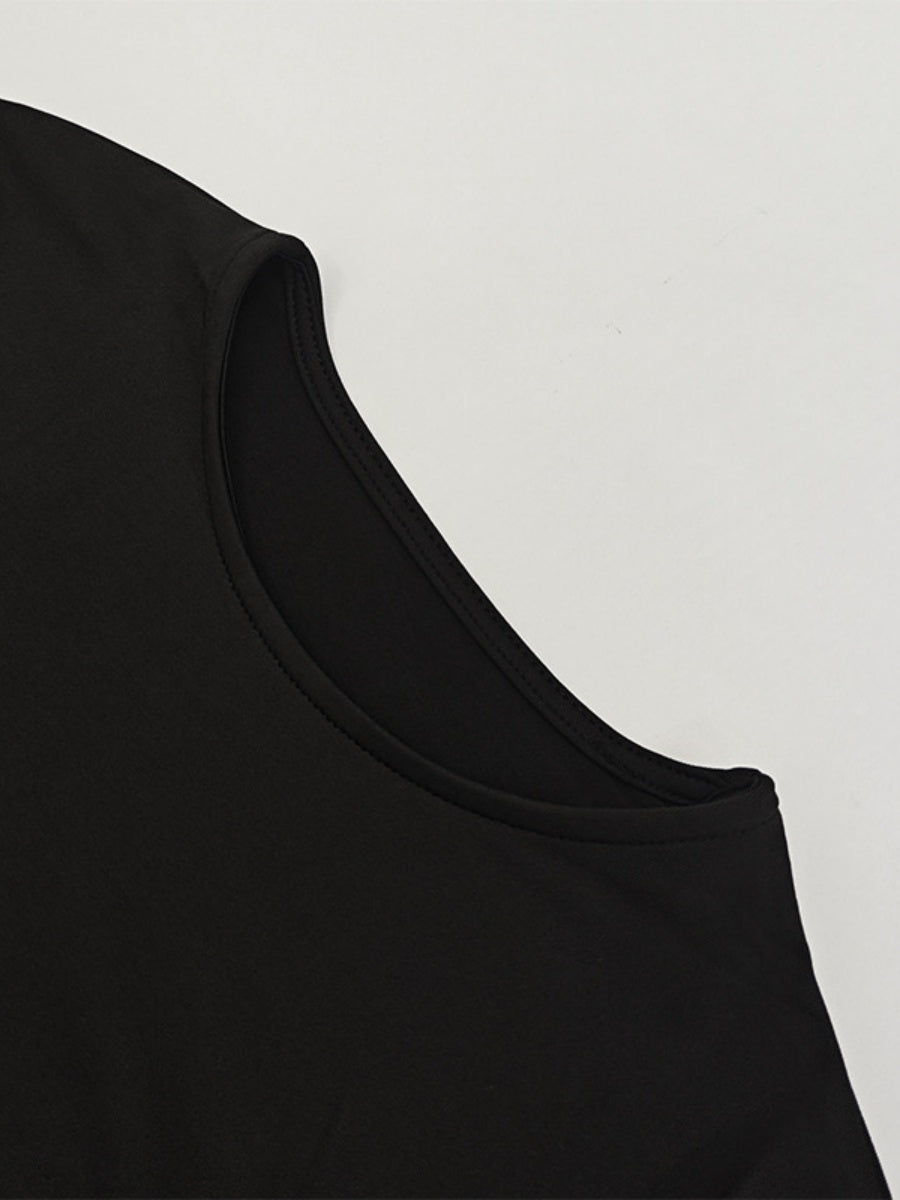 Liber Autumn Women's Pleated Solid Color Mini&Short Dresses