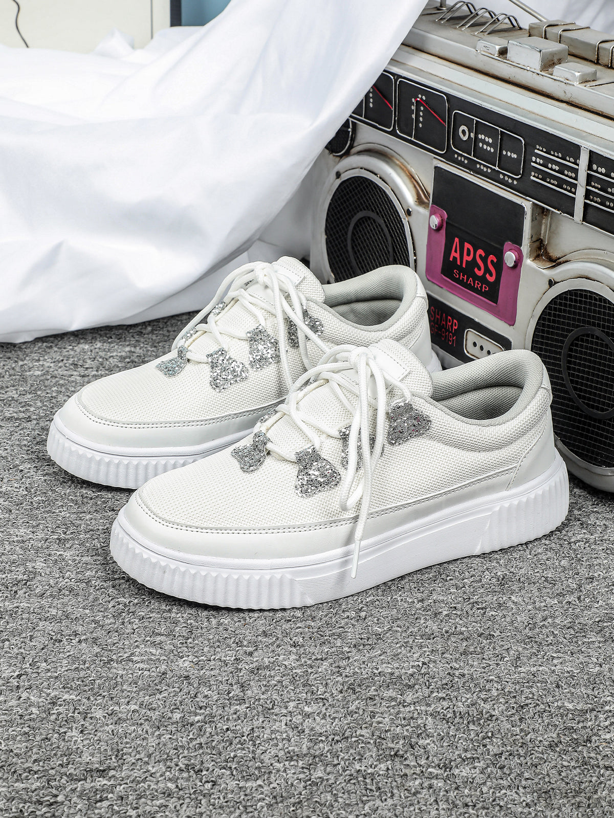 Glitter Unisex Casual Sneakers