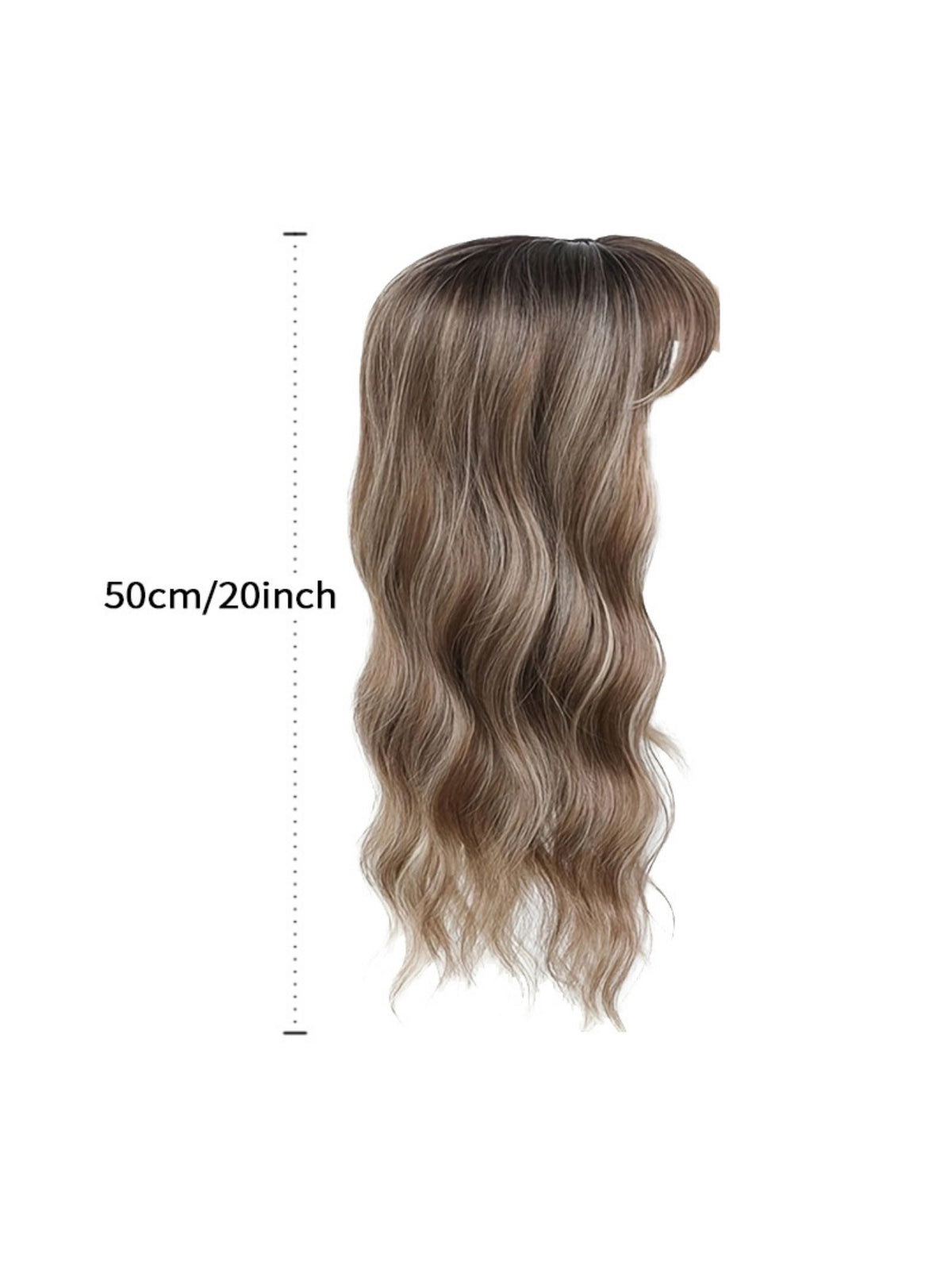 Synthetic Fiber Long Wavy Curl Wig