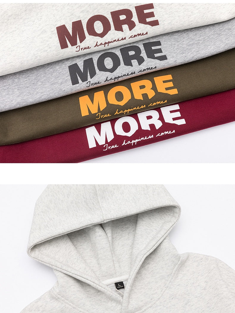 Letter Print Hooded Sweatshirts&Hoodies