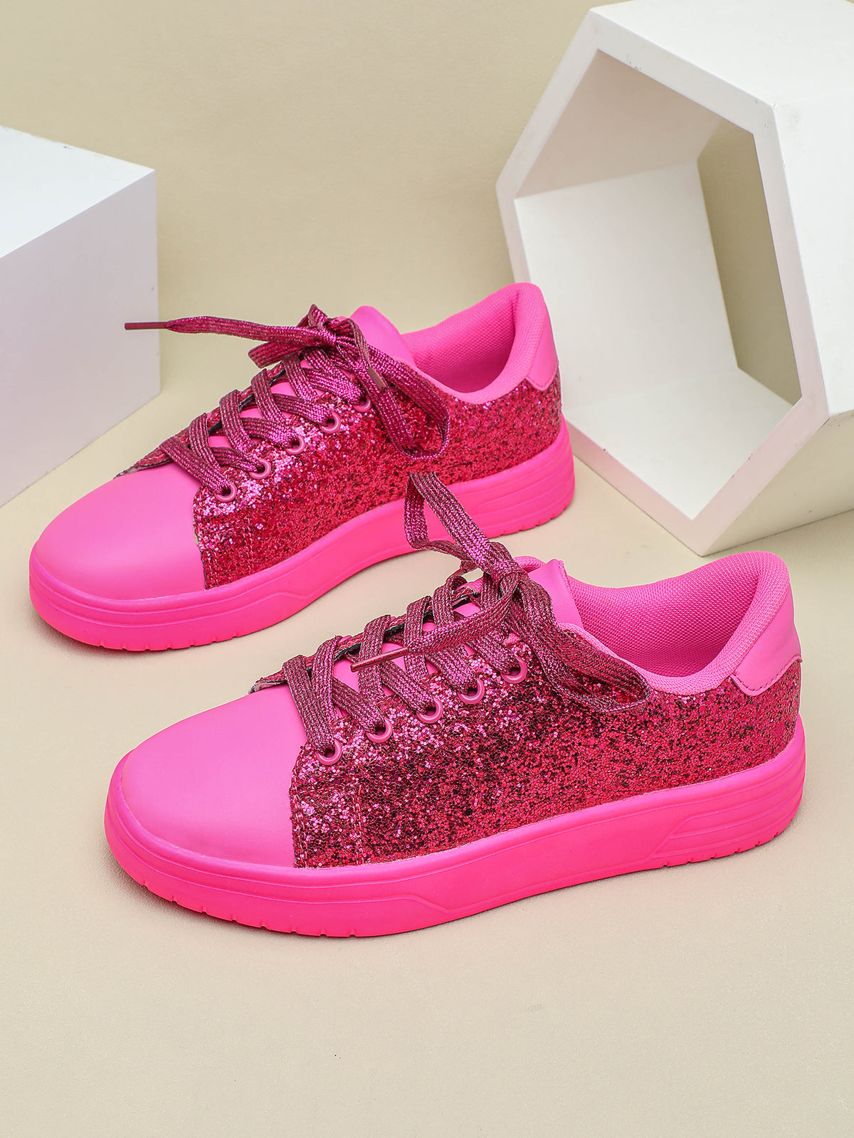 Sequined Women's Sneakers