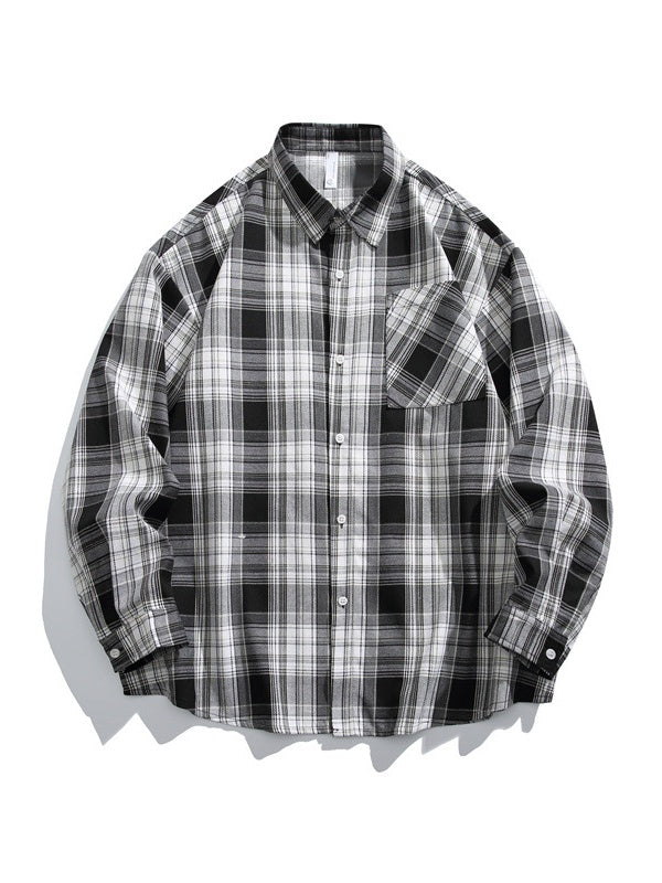 Liber Autumn Neutral wear Badge Solid Color Shirts