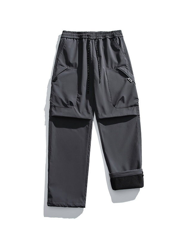 Water Proof Mountain Climbing Windproof Plush Outdoor Sports Tooling Hiking Pants