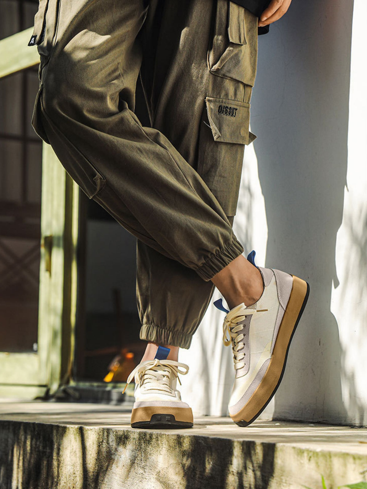Canvas Color-blocked Sneakers
