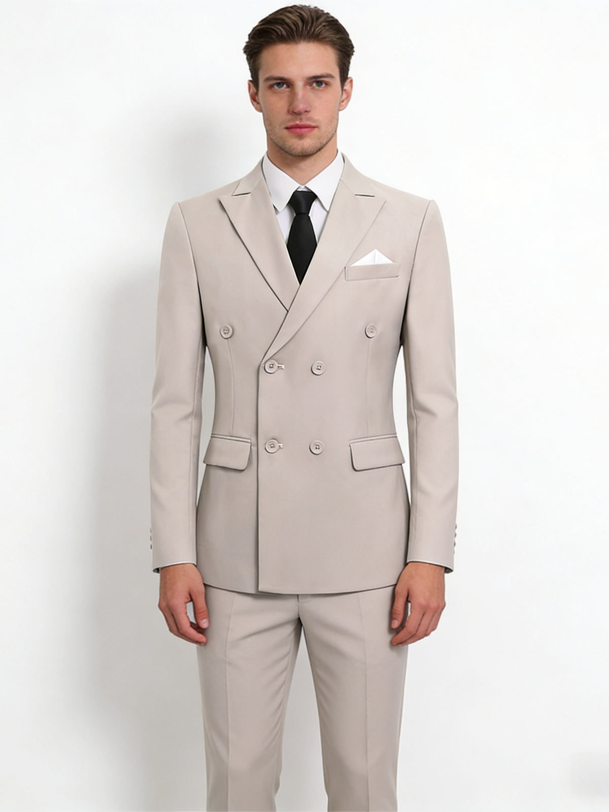 Business Slim-fit Suit Set 2-piece Sets