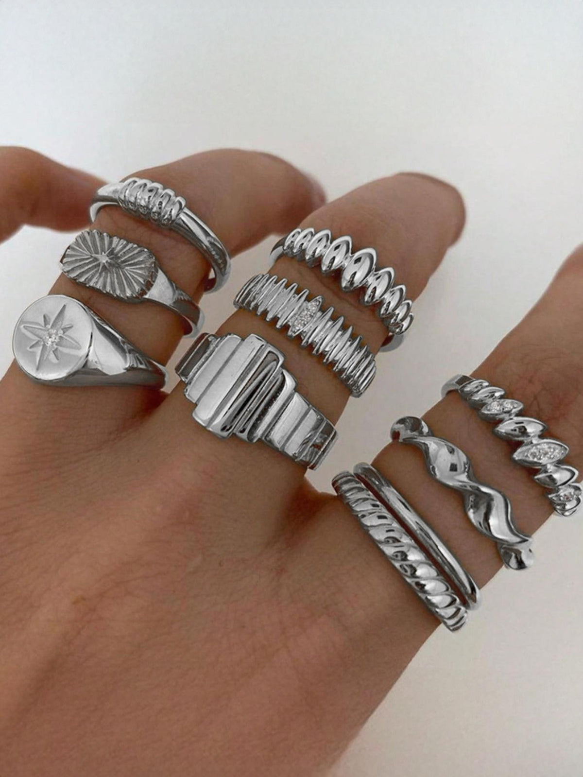 Alloy Ring Set