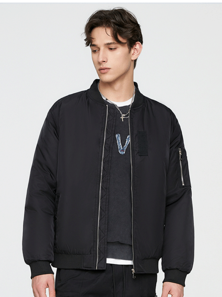 Thickening Stand Collar Pilot Loose Leisure Jackets