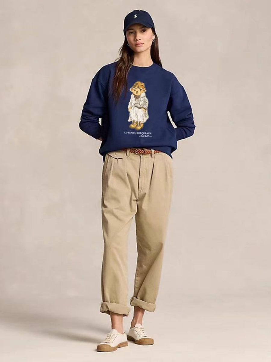 Bear Crew Neck Sweatshirts