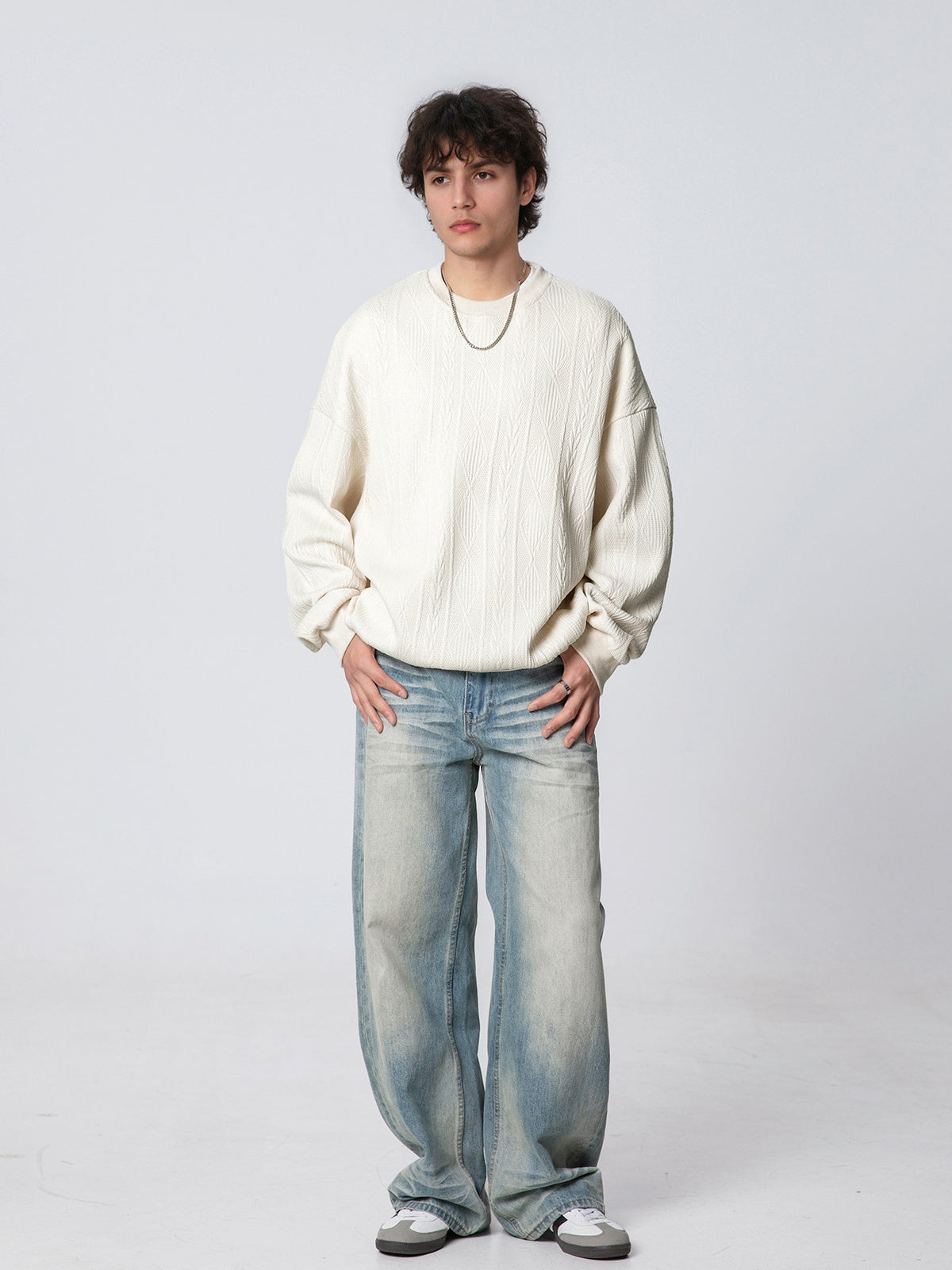 Liber Autumn Men's Solid Color Sweatshirts