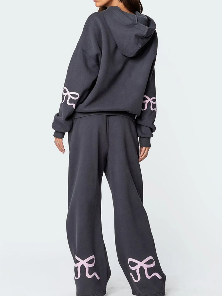 Liber Autumn Women's 3D Three-dimensional pattern 2-piece Sets