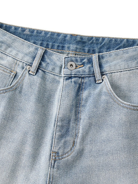 Hole Denim Shorts