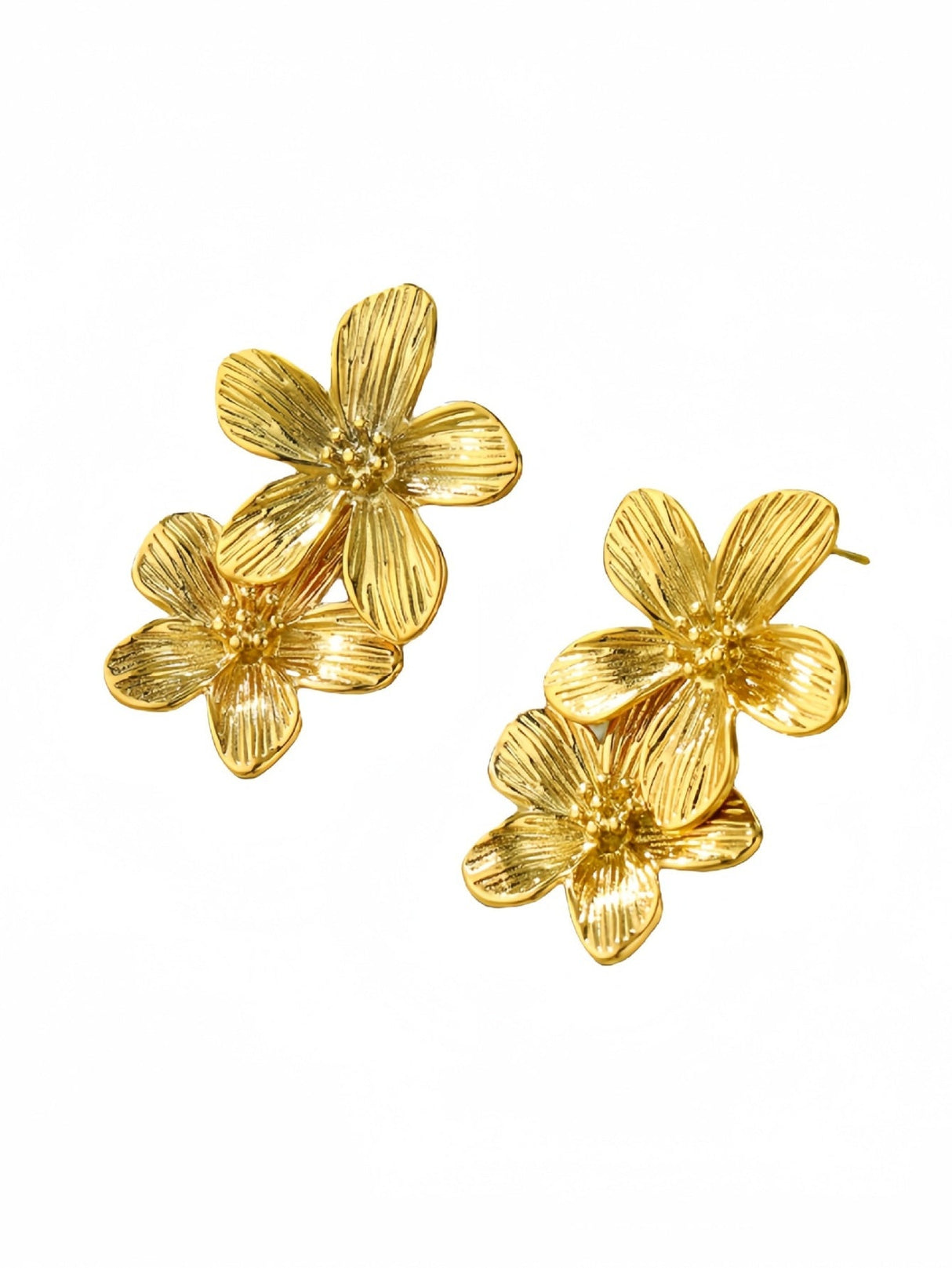 Elegant flower earrings