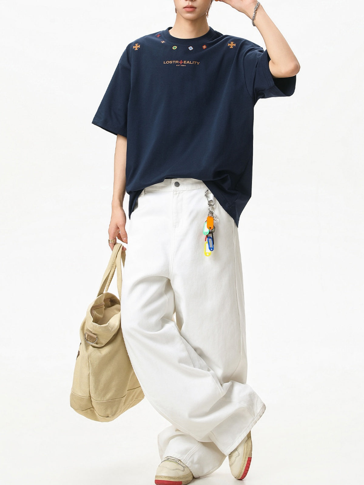 Ethnic Style Color Printed T-shirts