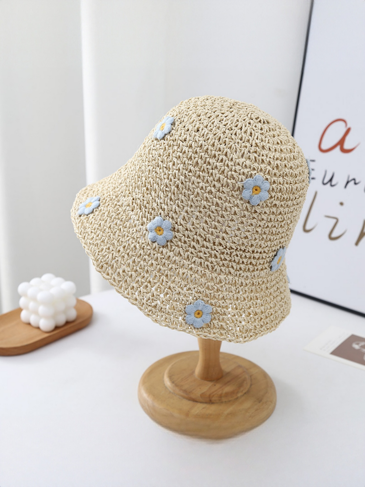 Little Flower Straw Hat