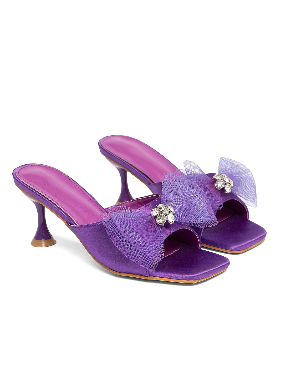 Bow-tie Women's High-heeled Sandals