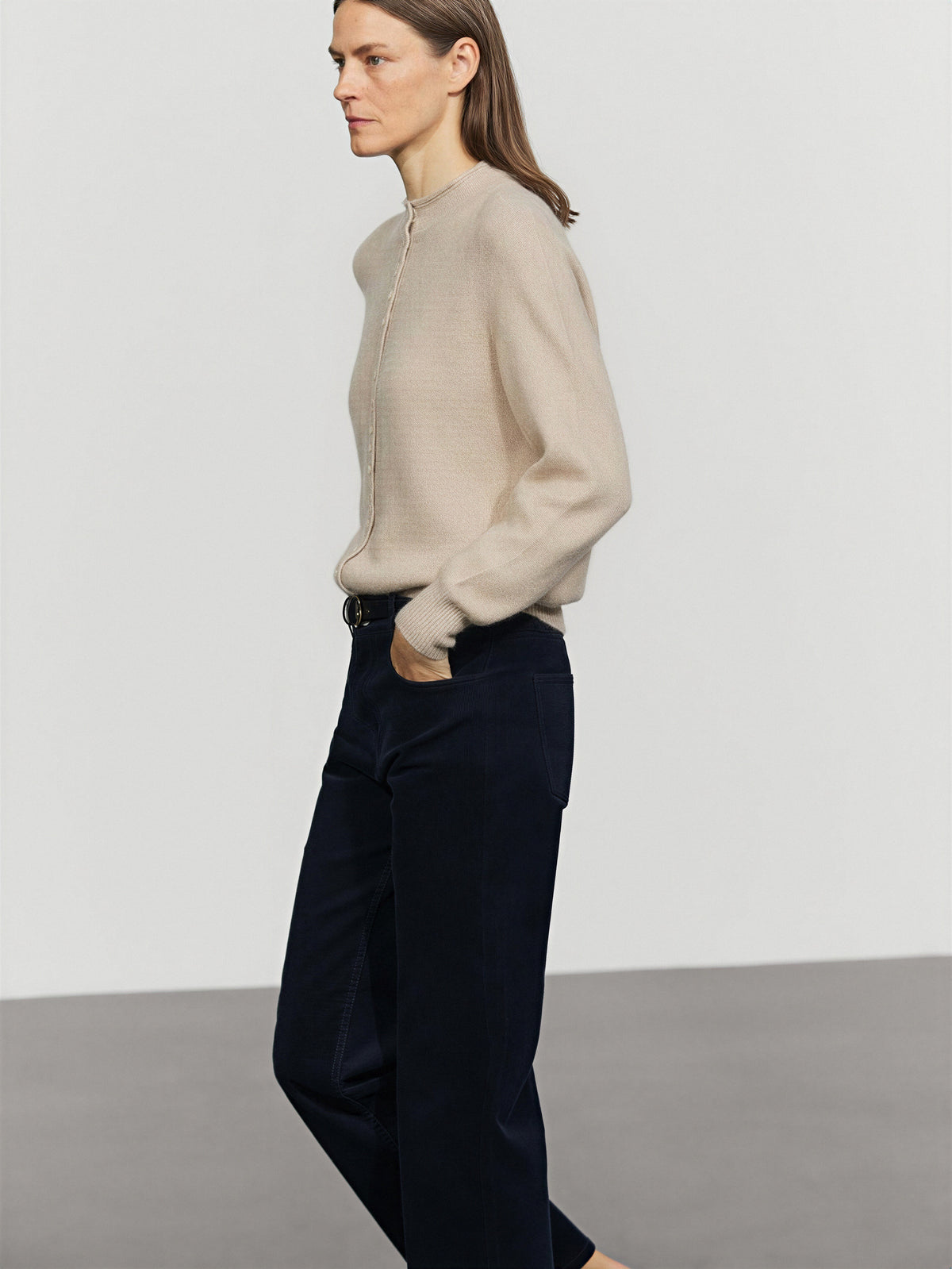 100% Cashmere Turtleneck Cardigan