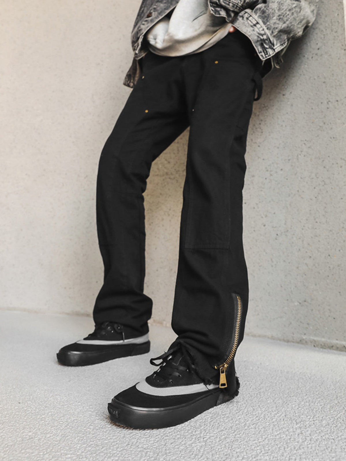 Suede Color-blocked Sneakers