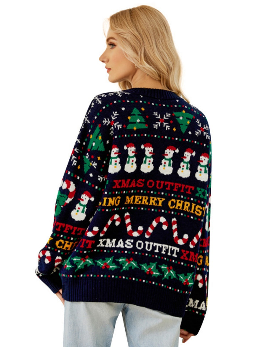 Christmas Patterns Headgear Sequins Sweaters