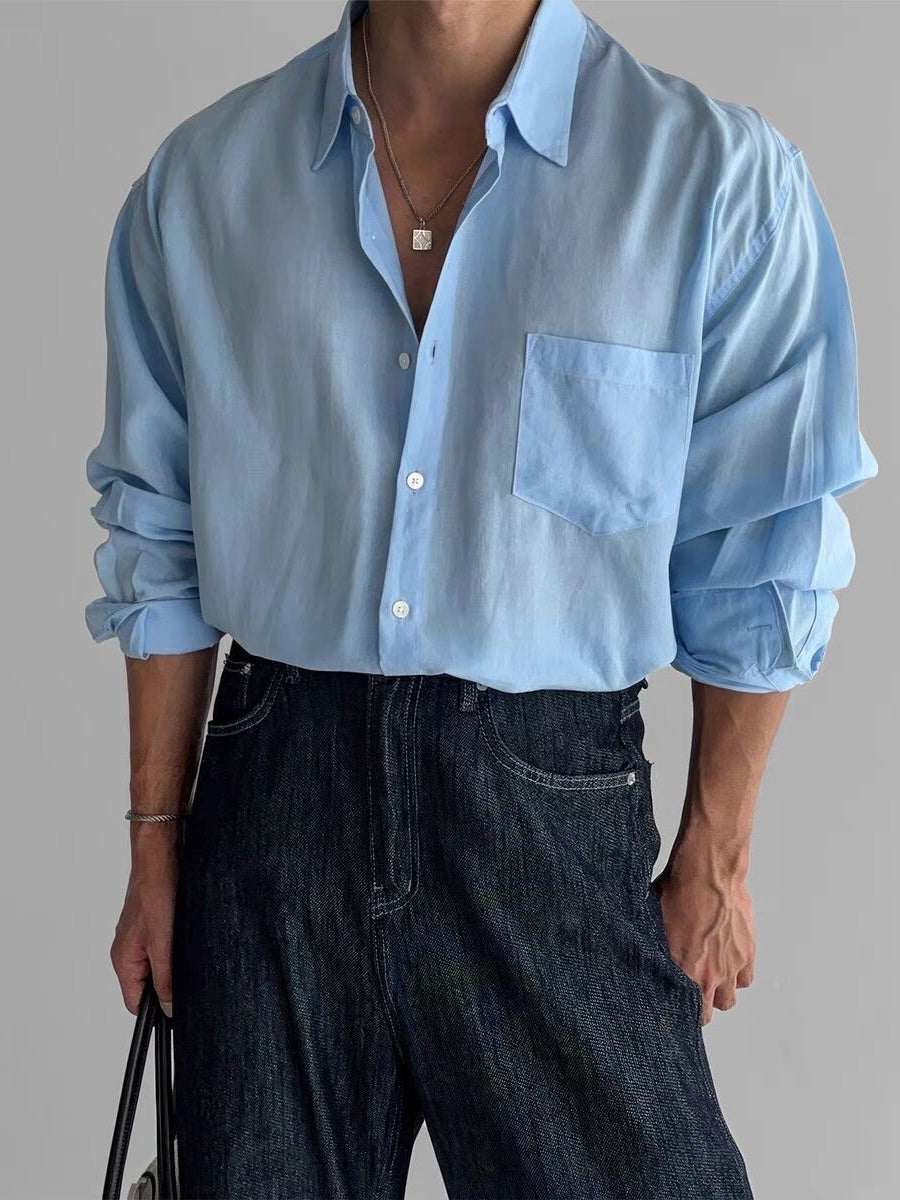 Breathable Flax Loose-fit Sunscreen Shirts