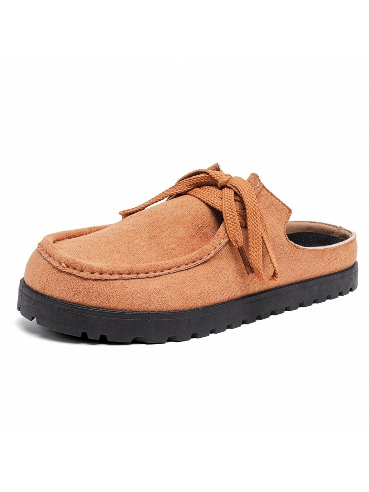 Suede Birkenstock Lace-up Closed-toe Slippers