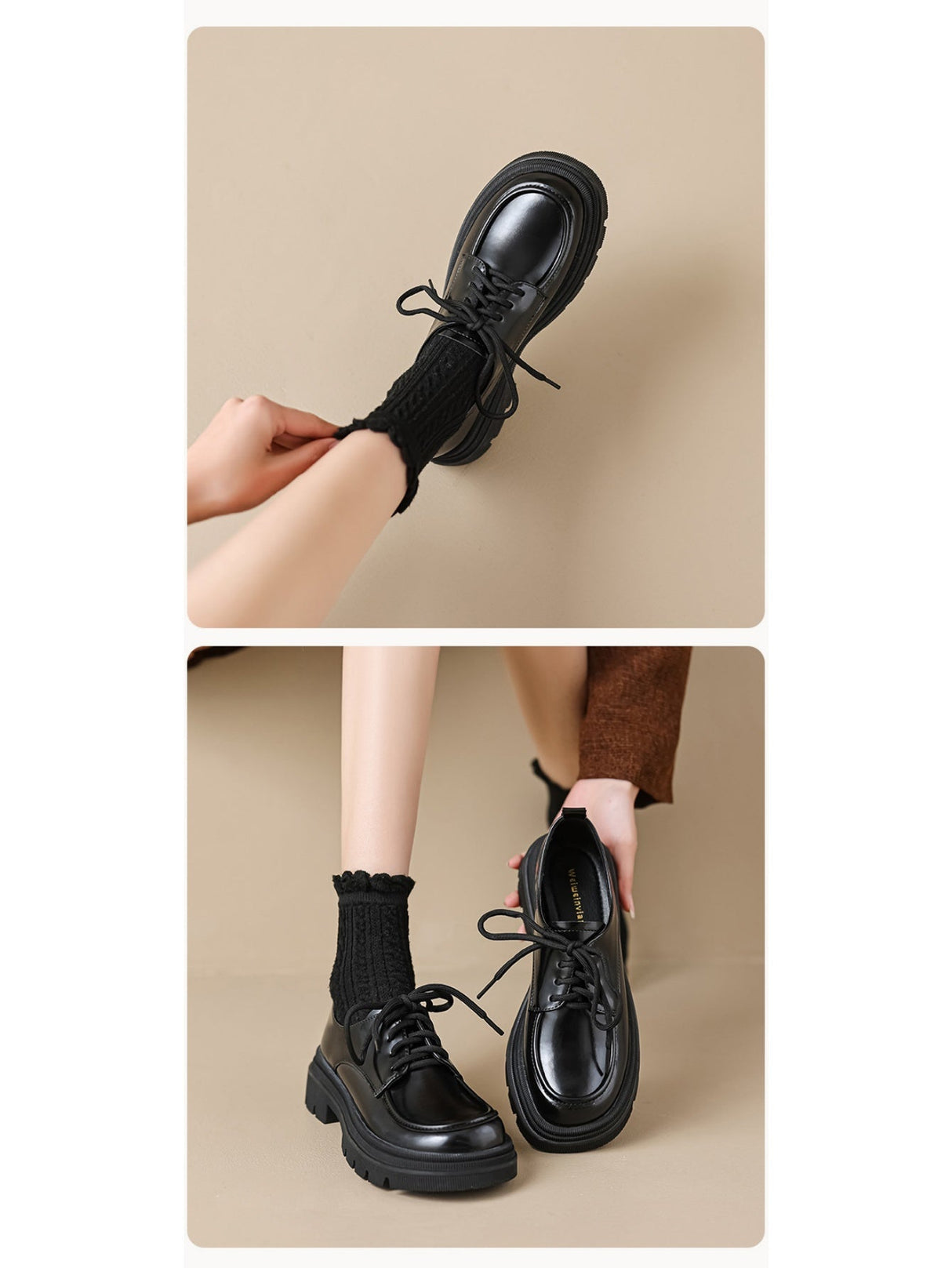 Liber Spring and autumn women's thick-soled flat shoes