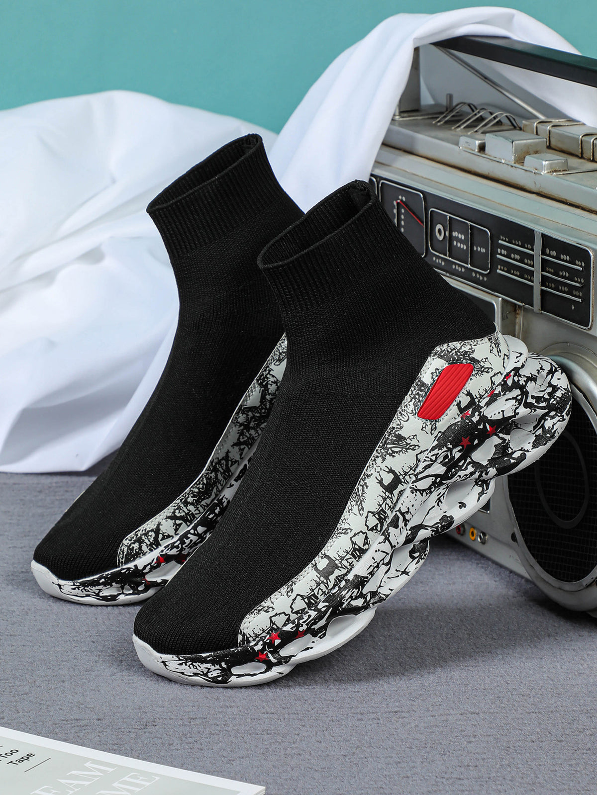 Women's Casual Sneakers With Floral Soles