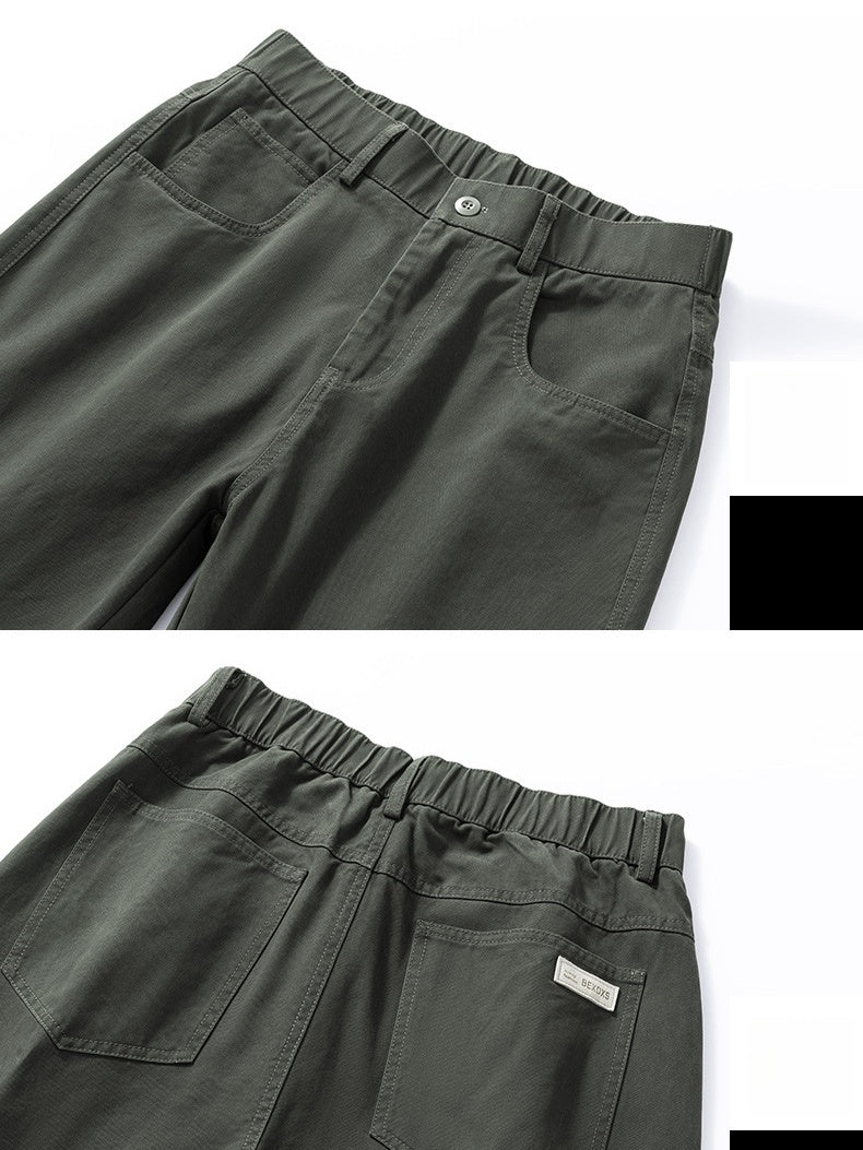 Cleanfit Loose-fit Straight-fit Cargo Trousers