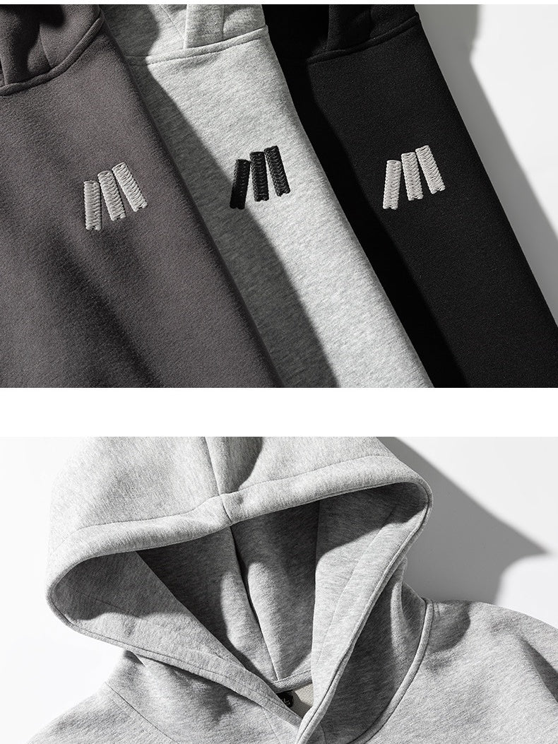 Letter Embroidery Hooded Sweatshirts&Hoodies
