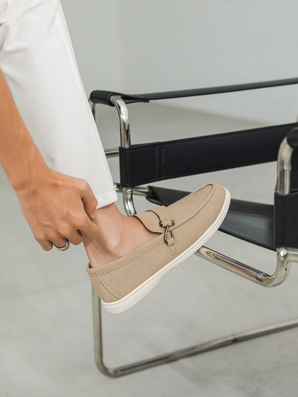 Suede Slip-on Loafers