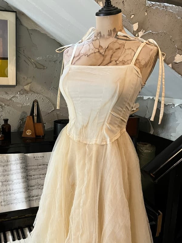 Xiomara 1.1 Spaghetti Strap Tulle Dress