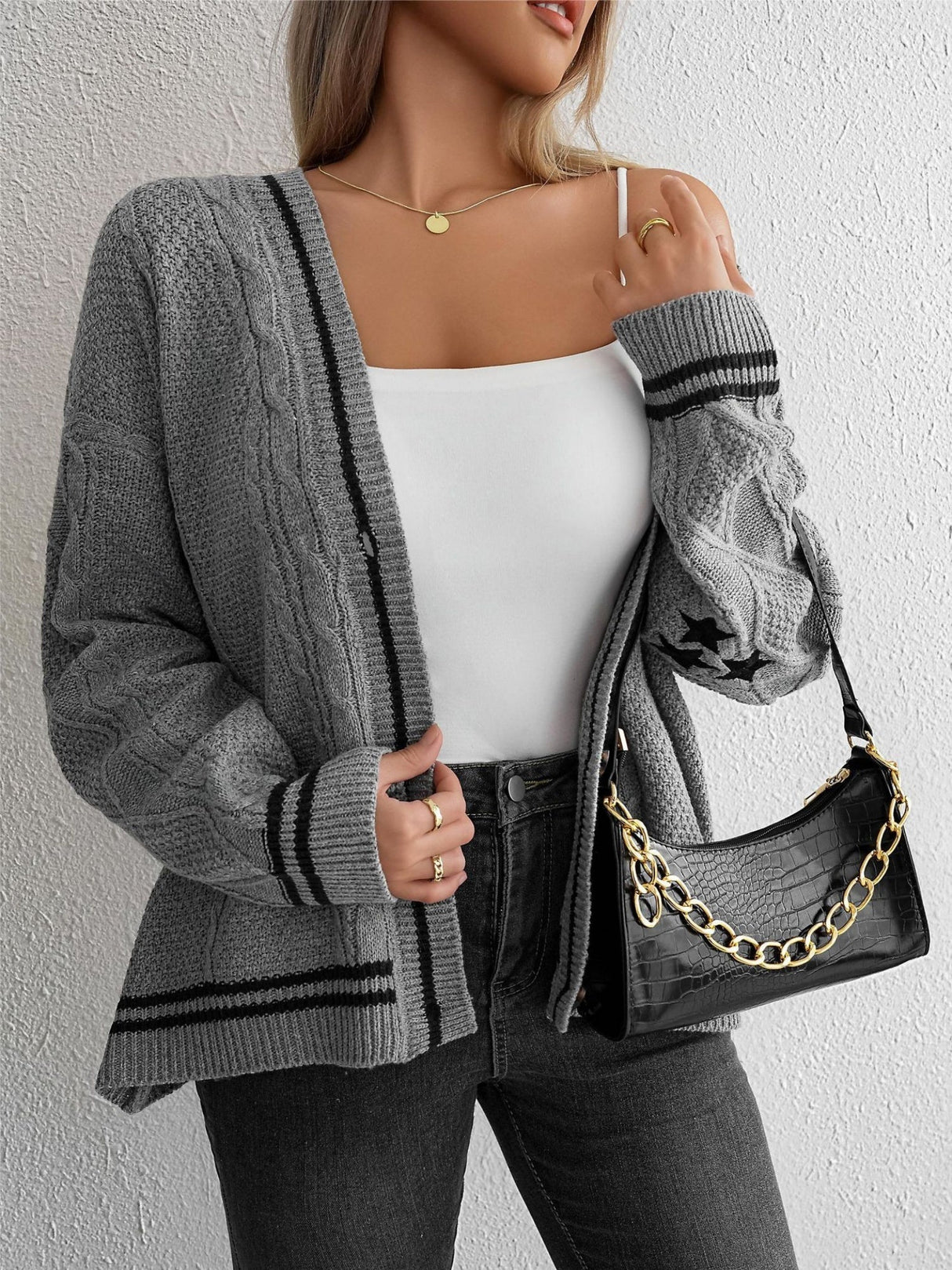 Liber Buttons Star Cardigans